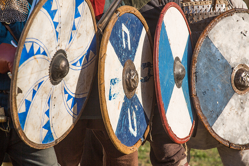 escudos vikingos LARP